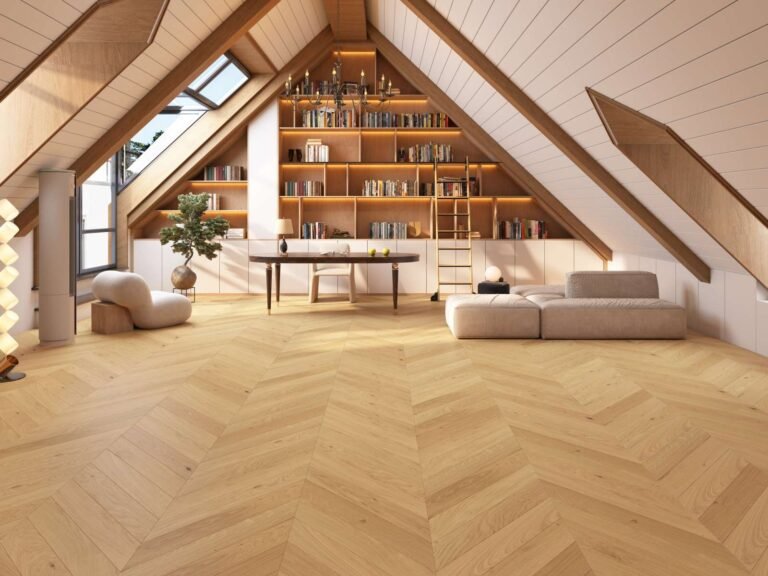 Eiken Parket Modern Line — Geborsteld mat gelakt 90×510 · grade Classic