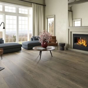 Parquet Roble Heritage — Vieilli Gris Bois Flotté 220×2200
