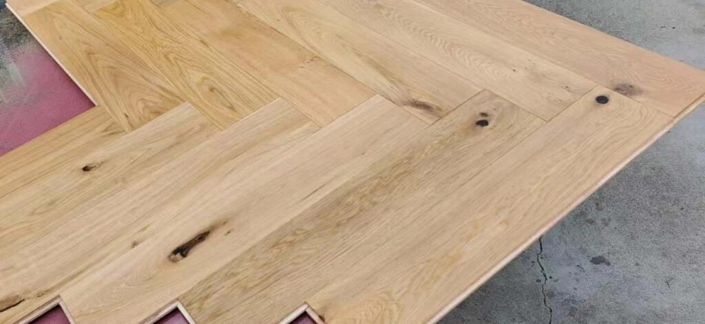 Parquet Chêne Modern Line — Brossé Vernis Mat 125×600