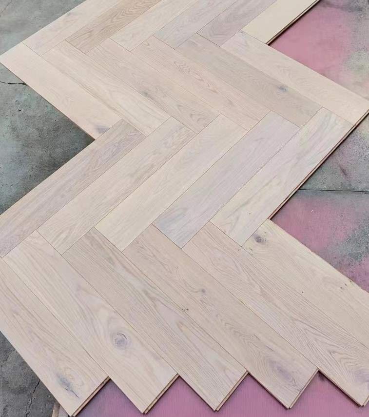 Parquet Chêne Modern Line — Huilé Blanc 125×600