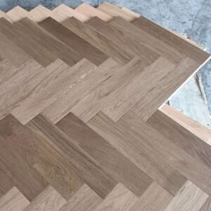 Parquet Roble Project Line — Ahumado aceitado 90×450