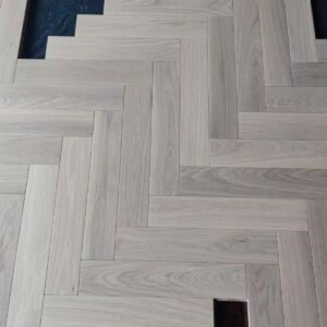 Eichenparkett Modern Line — Weiß geölt 90×450