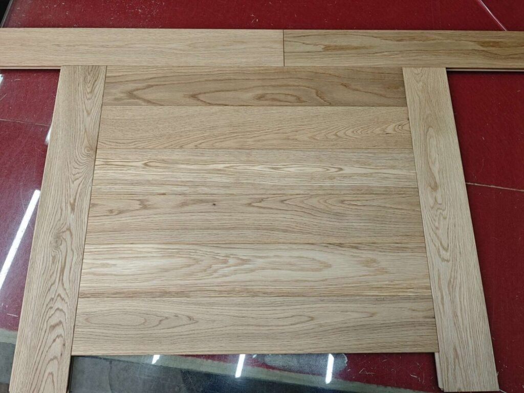Oak Parquet Modern Line — Brushed Matt Lacquer 90×600