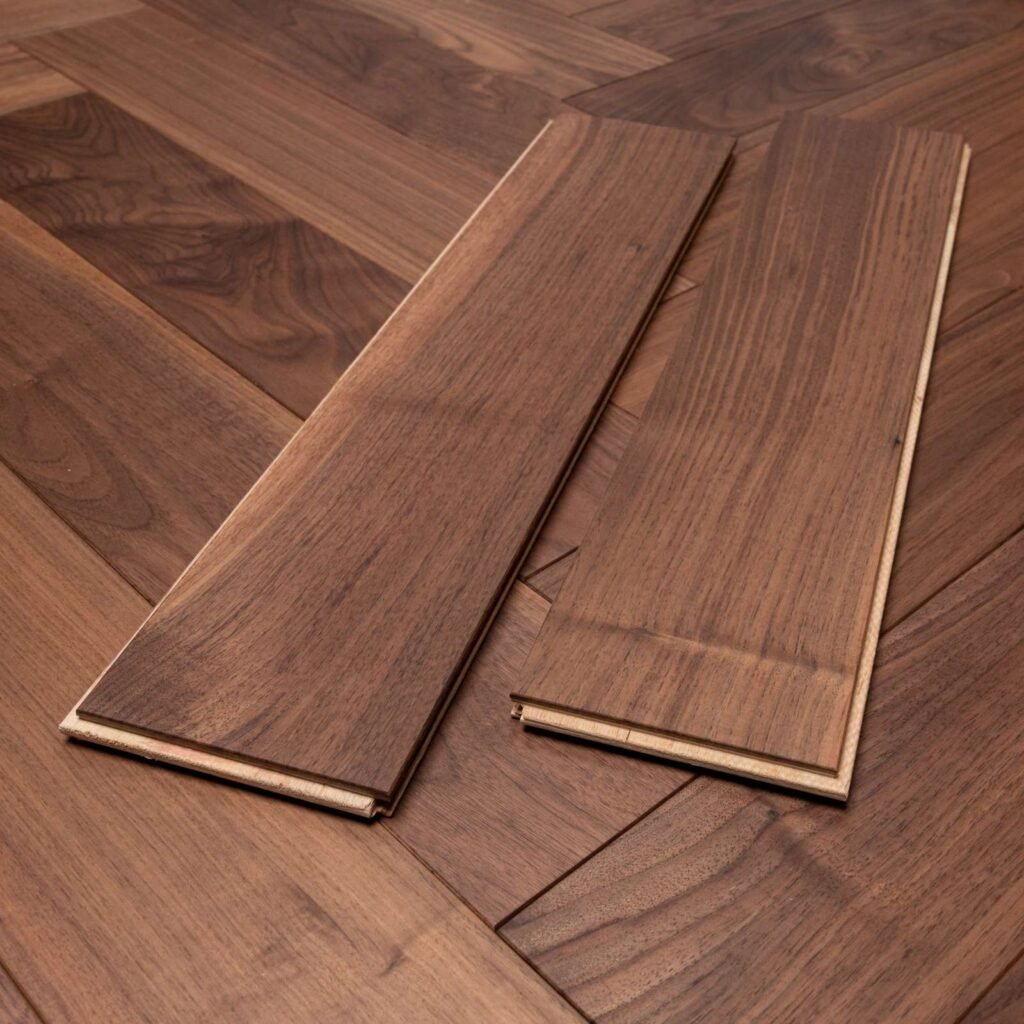 Parquet Noyer Modern Line — Huilé UV 125×600