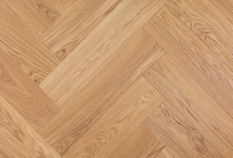 Parquet Chêne Bâton rompu Natur — Huile cire Koral brossé 11×120×600