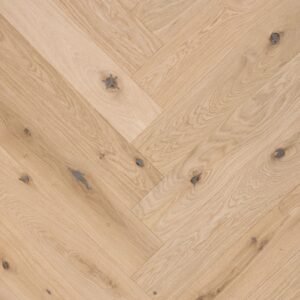 Parquet Chêne Signature — Rustique Bâton Rompu Verni Brossé 100×600