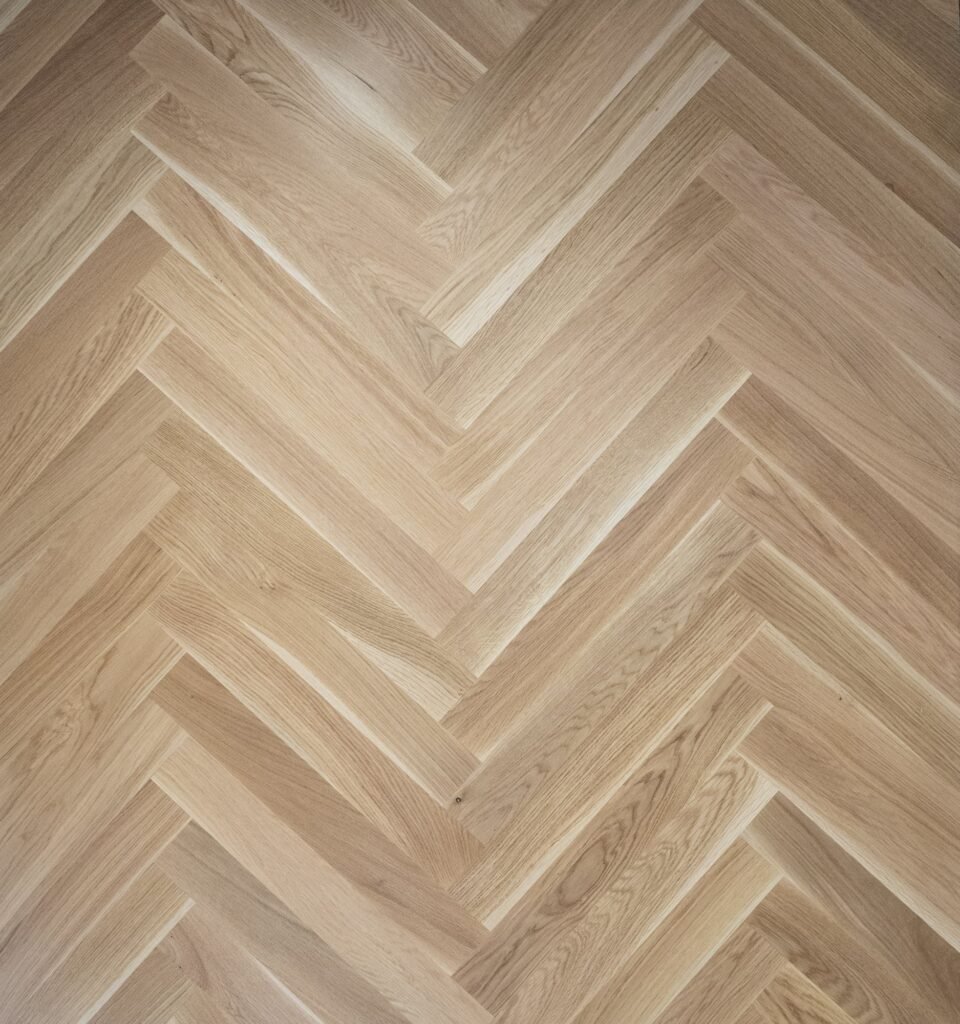 Parquet Chêne Bâton rompu Rustique — Brut brossé biseaux 11×70×490
