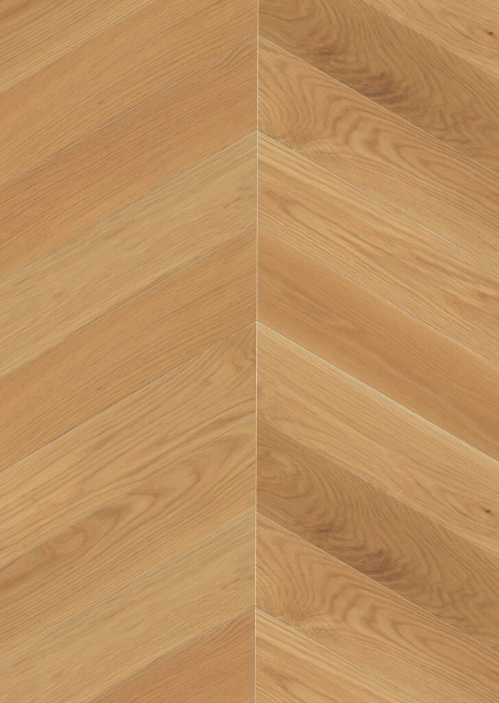 Parquet Chêne Corinth — Chevron 127×600