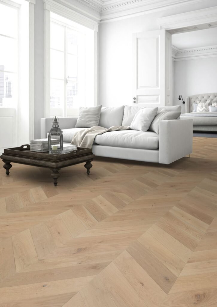 Parquet Chêne Gauguin — Chevron 127×600