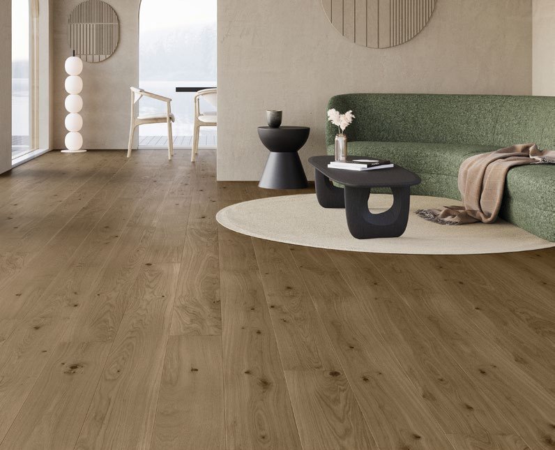 Parquet Chêne Rustic Dolomite — Nut Brown huilé 182×2200