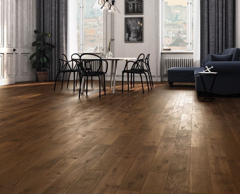 Parquet Chêne Cottage — Nougat verni mat 148×1080