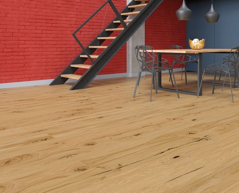 Parquet Chêne Rustical — Verni mat 182×2200