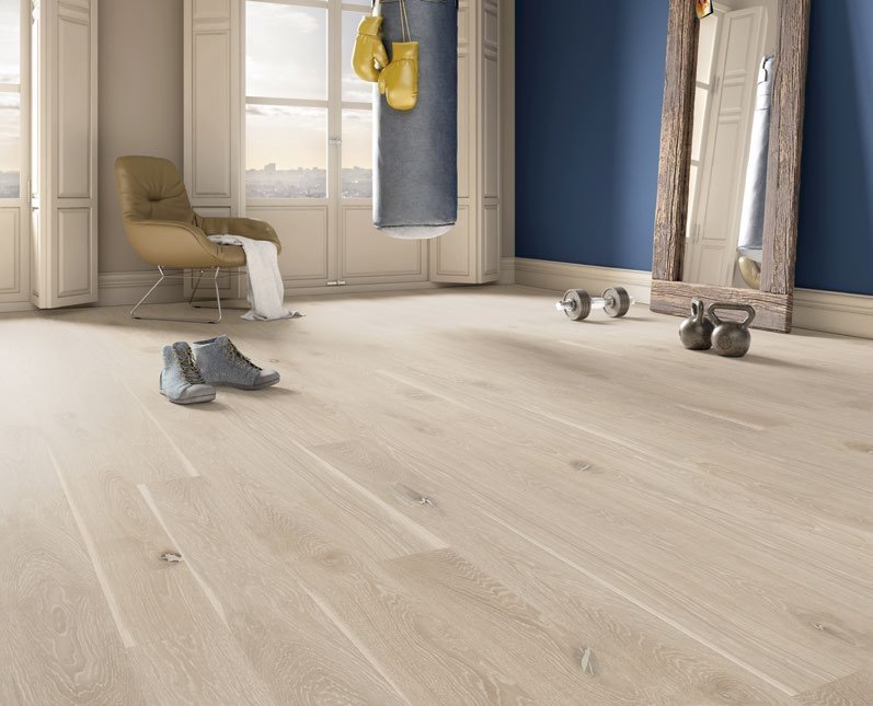 Parquet Chêne Cottage Two — Ivory & Cream verni mat 182×2190