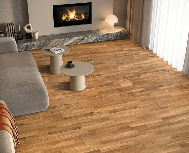 Parquet Chêne Cottage — Amber verni mat 182×2190