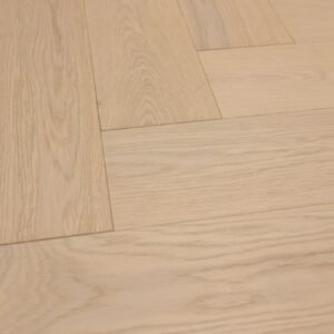 Parquet Chêne Nature New White — Bâton rompu 145×725
