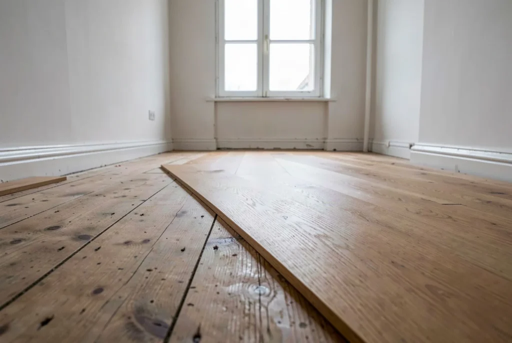 Poser un parquet sur un ancien plancher bois