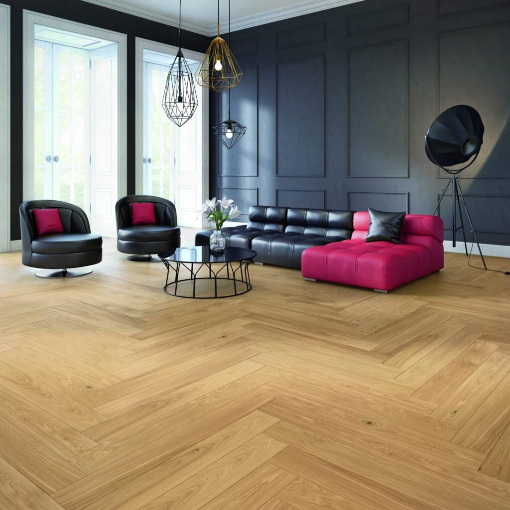 Eiken Parket Classic — Visgraat huilé 148×1080