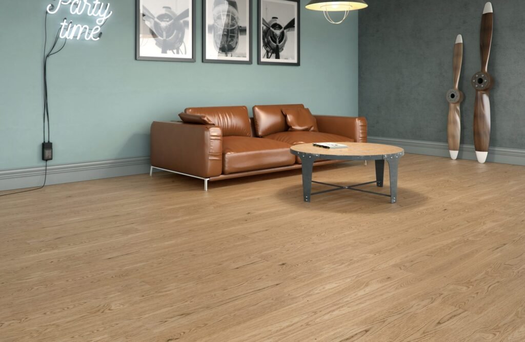 Eiken Parket Classic — Cashmere verni mat 148×1090