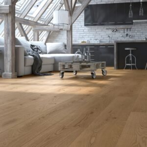 Eichenparkett Rustic — Smoked verni supermat 182×2200