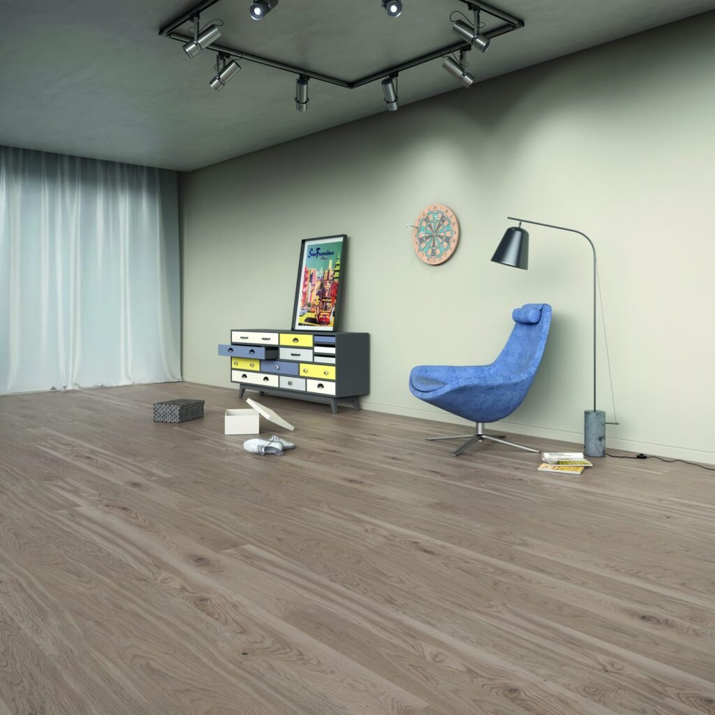 Eiken Parket Rustic — Smoky verni mat 148×2200