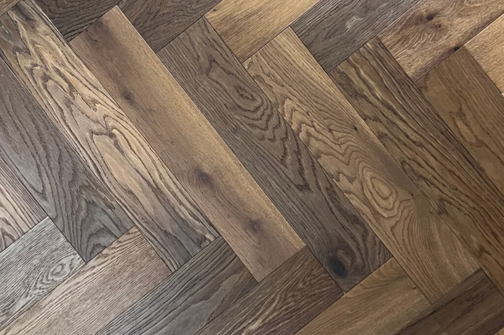 Parquet Chêne Braunschweig — Fumé foncé 122×610